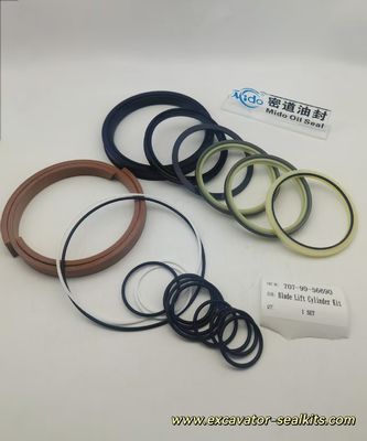 Kompletter Reparatur-Dichtungssatz der Pro-Serie für den Hydraulikzylinder-Dichtungssatz 707-99-56690 für den Schildhub – inklusive aller Dichtungen und Dichtungen